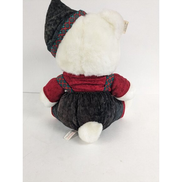 Vintage Bav Arian Jingle Bear Limited Edition 1991 Stuffed Animal 15" - Picture 4 of 8